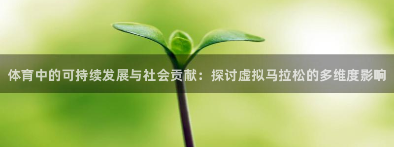 JJB竞技宝官方正版app娱乐首页官网下载：体育中的可持续发