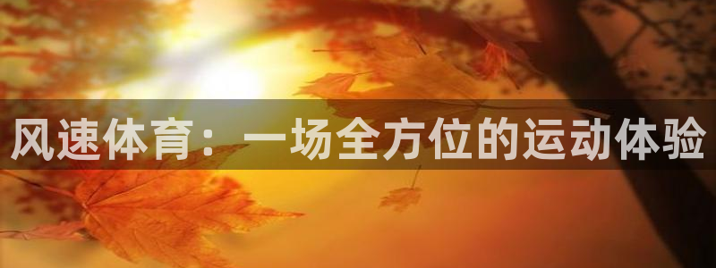 JJB竞技宝是正规平台吗：风速体育：一场全方位的运动体验